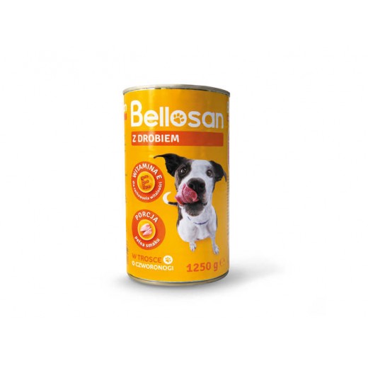 Poultry for dog "Bellosan", 1250 g