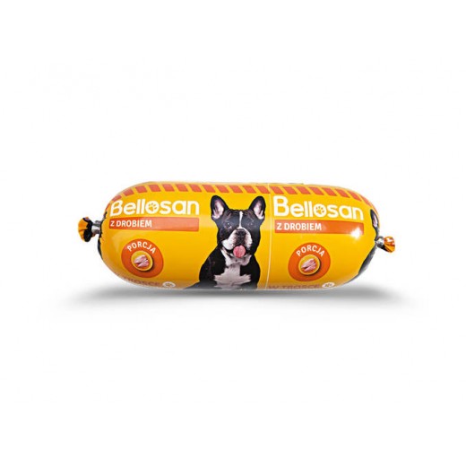Poultry sausage for dog "Bellosan", 450 g