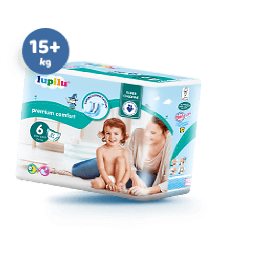 Premium Comfort Diapers XL "Lupilu" 6 extra large 15+ kg, 31 pcs