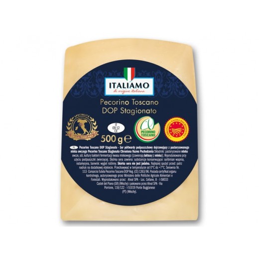 Hard cheese Pecorino Toscano "Italiamo", 500 g