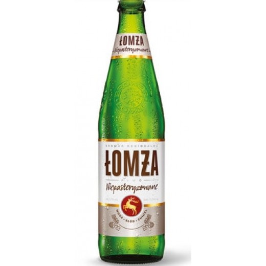 Non-pasteurized lager beer 5,7% "Lomza", 500 ml