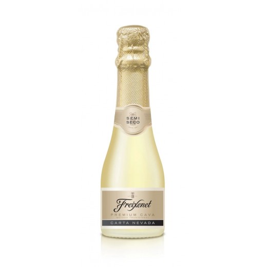 Semi dry white sparkling wine 11,5% "Freixenet Premium Cava, Carta Nevada", 200 ml